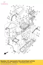 Aqui você pode pedir o etiqueta, transportadora de advertência 2 em Yamaha , com o número da peça 23P2816K0000: