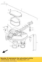 1385033E00, Suzuki, tubo, respirador suzuki gsx  f gsxr r750 r600 750 600 , Novo