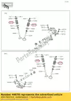 490780014, Kawasaki, soupape à ressort-moteur kvf700-a1 kawasaki  brute force kfx kvf 650 700 750 800 2005 2006 2007 2008 2009 2010 2011 2012 2013 2014 2015 2016 2017 2018 2019 2020 2021, Nouveau