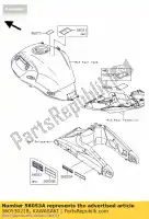 560530218, Kawasaki, label-specificatie, band kawasaki kle versys b a d c abs 650 , Nieuw