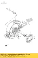 5474212FH0, Suzuki, joint, moyeu avant suzuki gw 250 2014 2015, Nouveau