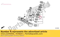 Here you can order the race, steering bottom cone from Honda, with part number 53212200000: