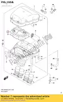 1378015H00, Suzuki, Conjunto de filtro suzuki gsx bking bk bka hayabusa r ruf bkau2 ru2 rauf raz ra bkuf bku2 razuf z rz gsx1300r gsx1300ra 1300 , Novo