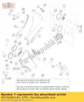 69336009144, KTM, entrada da árvore de cames cpl. ktm rc8 1190 2011 2012 2013 2014 2015 2016, Novo