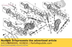 Here you can order the camshaft comp.,fr from Honda, with part number 14110MR8000: