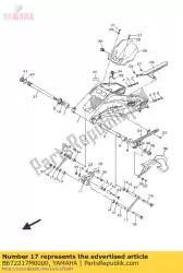 Aquí puede pedir brazo 1 de Yamaha , con el número de pieza B672217M0000: