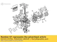 GU14114350, Piaggio Group, Carburettor flange moto-guzzi california california ii california iii carburatori california iii carburatori carenato gt s sp iii strada t5 850 1000 1100 1985 1987 1988 1989 1993 1994 1995, New