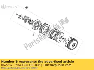 Piaggio Group 862782 primavera - Lado inferior