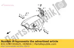Tutaj możesz zamówić brak opisu w tej chwili od Honda , z numerem części 83131MT3000ZE: