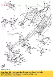 Ici, vous pouvez commander le graphique 2 auprès de Yamaha , avec le numéro de pièce B9TF173F00: