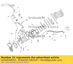 Piaggio Group GU03658201 ring - Bottom side