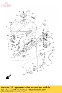 yamaha 5LV139710000 tuyau, carburant 1 - La partie au fond