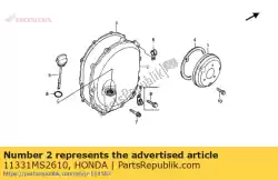 Qui puoi ordinare nessuna descrizione disponibile al momento da Honda , con numero parte 11331MS2610:
