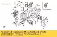 17256KE1760, Honda, c0ver,bat h0lder honda mtx rw (d) england 125 200 1983 1985, Nuovo