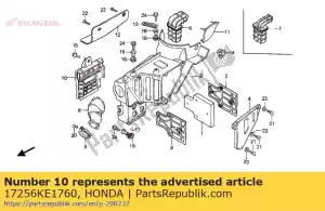 honda 17256KE1760 c0ver, soporte de bate - Lado inferior