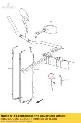 Aqui você pode pedir o guia, acelerador em Suzuki , com o número da peça 5862639G20: