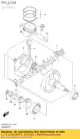 1211142A200F0, Suzuki, pistão suzuki  rv 200 2016 2017 2018 2019 2020, Novo