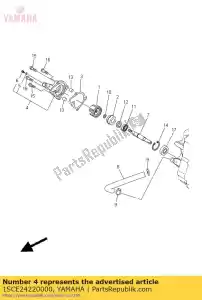 yamaha 1SCE24220000 cover, housing - Bottom side