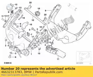 bmw 46632313783 swinging arm, short left - Bottom side