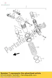 Here you can order the rod, piston from Suzuki, with part number 6212010H00: