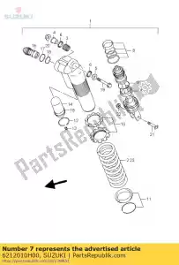 suzuki 6212010H00 rod, piston - Bottom side