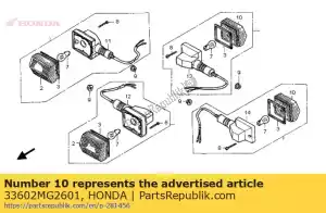 honda 33602MG2601 lente, occhiolino - Il fondo