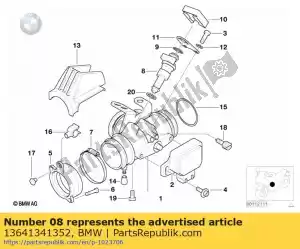 Bmw 13641341352 fuel injector - Lower part