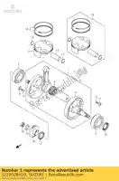 1220028H20, Suzuki, vilebrequin assy suzuki rm z450 450 , Nouveau