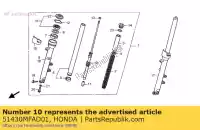 51430MFAD01, Honda, amortisseur comp., fr. honda cbf  a f fa cbf1000 cbf1000a cbf1000s cbf1000t cbf1000sa cbf1000ta 1000 , Nouveau