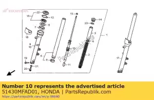 Honda 51430MFAD01 serranda comp., fr. - Il fondo