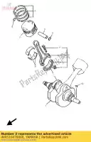 4VR116070000, Yamaha, jeu de segments de piston (1,00 mm o / s) yamaha  xvs 650 1997 1998 1999 2000 2001 2002 2004 2005 2006 2017 2018, Nouveau