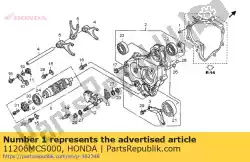 Aqui você pode pedir o orifício b, 1,6 mm em Honda , com o número da peça 11206MCS000: