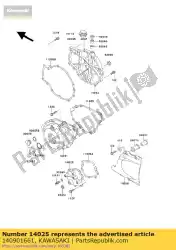 Aqui você pode pedir o tampa, mecanismo de mudança em Kawasaki , com o número da peça 140901661: