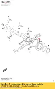 Suzuki 1266648H01 gear,crank bala - Bottom side