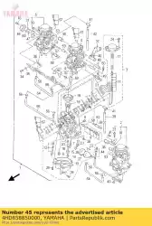 Ici, vous pouvez commander le capteur de gaz assy auprès de Yamaha , avec le numéro de pièce 4HD858850000: