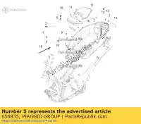 656835, Piaggio Group, Coperchio della batteria piaggio beverly zapm69200 zapma210 zapma2100 125 300 2010 2016 2017 2018 2019 2020, Nuovo