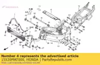 15520MAT000, Honda, clamper, tuyau d'huile honda cbr super blackbird xx cb x11 sf cbr1100xx cb1100sf 1100 , Nouveau