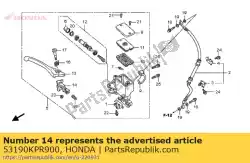 Ici, vous pouvez commander le heurtoir comp. Auprès de Honda , avec le numéro de pièce 53190KPR900: