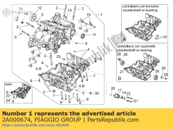 Aprilia 2A000674, Voerman. paar-, OEM: Aprilia 2A000674