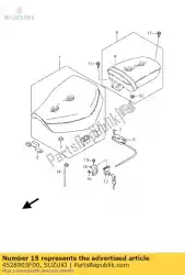Tutaj możesz zamówić wspornik siedziska lk od Suzuki , z numerem części 4528903F00:
