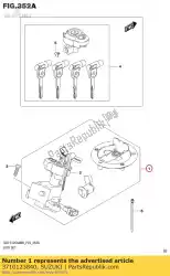 Here you can order the lock set from Suzuki, with part number 3710123840: