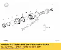 33121450497, BMW, écrou - m24x1,5 bmw   20 750 850 900 1000 1100 1150 1200 1300 1984 1985 1986 1987 1988 1989 1990 1991 1992 1993 1994 1995 1996 1997 1998 1999 2000 2001 2002 2003 2004 2005 2006 2007 2008 2009 2010 2011 2012 2013 2014 2015 2016 2017 2018 2019 2020 2021, Nouveau