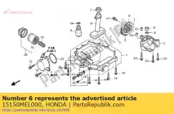 Here you can order the strainer comp., oil from Honda, with part number 15150MEL000: