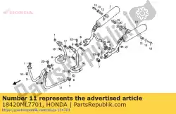 Ici, vous pouvez commander le aucune description disponible pour le moment auprès de Honda , avec le numéro de pièce 18420ML7701: