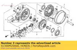 uitrusting, definitief van Honda, met onderdeel nummer 41300MZ0000, bestel je hier online: