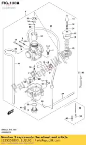 Suzuki 1325203B00 flotador - Lado inferior