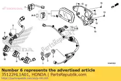 sleutel, blanco (type 2) (sleutelnr. Cxx / dxx) van Honda, met onderdeel nummer 35122HL1A01, bestel je hier online: