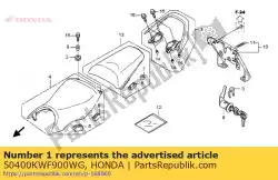 Aquí puede pedir agarre, rr * r321 * de Honda , con el número de pieza 50400KWF900WG: