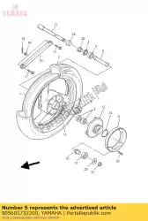 afstandhouder van Yamaha, met onderdeel nummer 905601732200, bestel je hier online: