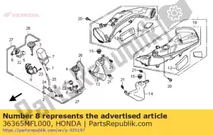 honda 36365MFL000 stay, vacuum tank - Bottom side